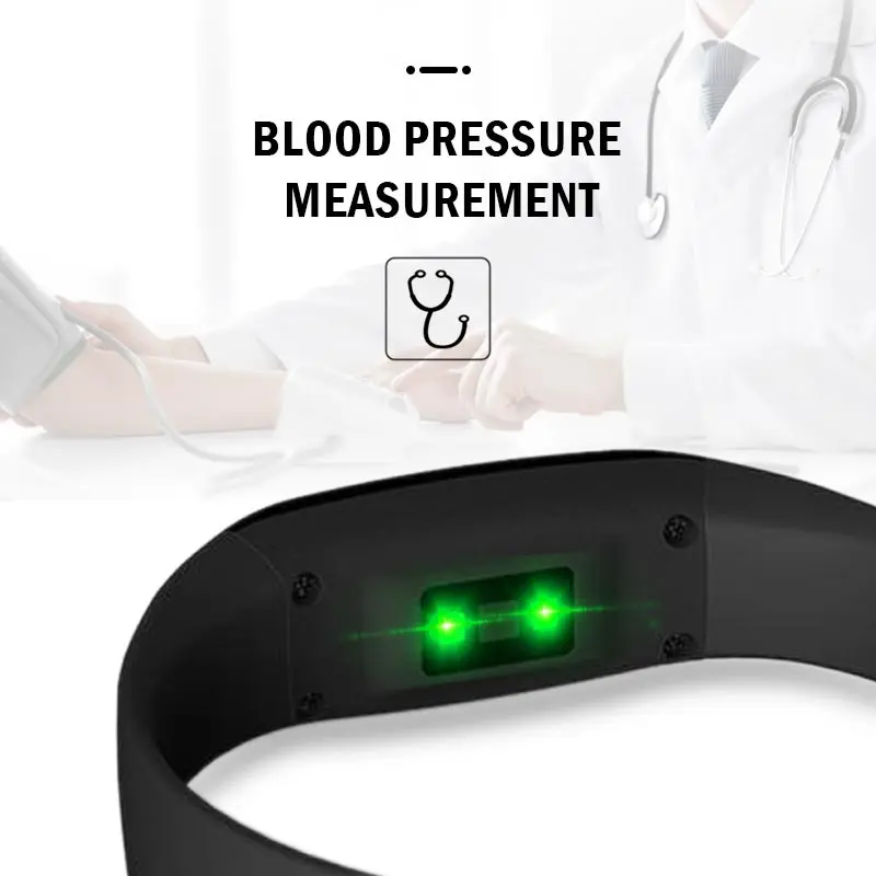 Smart Wristband Blood Pressure Bracelet Heart Rate Fitness Tracker Pedometer Bluetooth Watch For iOS Android Phone Fit Bit Band