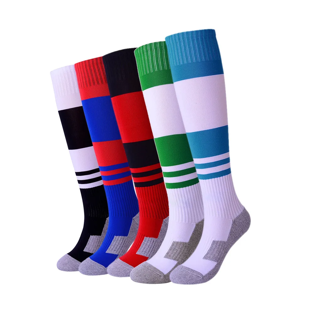 Professional Sports Men Women Absorbent Youth Soccer Socks Football
