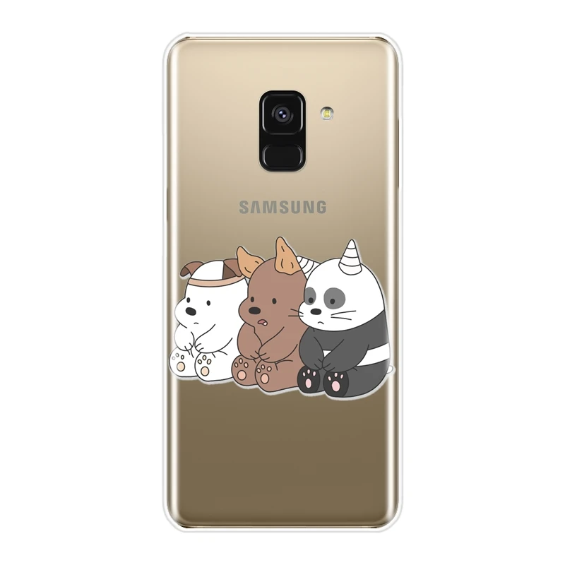 Мы Голые Медведи Мягкий силиконовый чехол для телефона для samsung A6 A8 Plus задняя крышка для samsung Galaxy A3 A5 A7 чехол