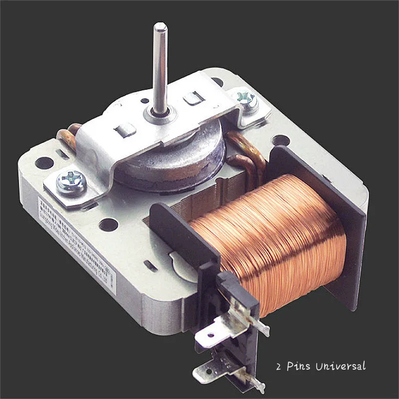 Запчасти для микроволновой печи переменного тока 220 в 18 Вт вентилятор для микроволновой печи мотор с затененным полюсом Мотор-редуктор Вентилятор охлаждения 2 штифта вентилятор Замена двигателя