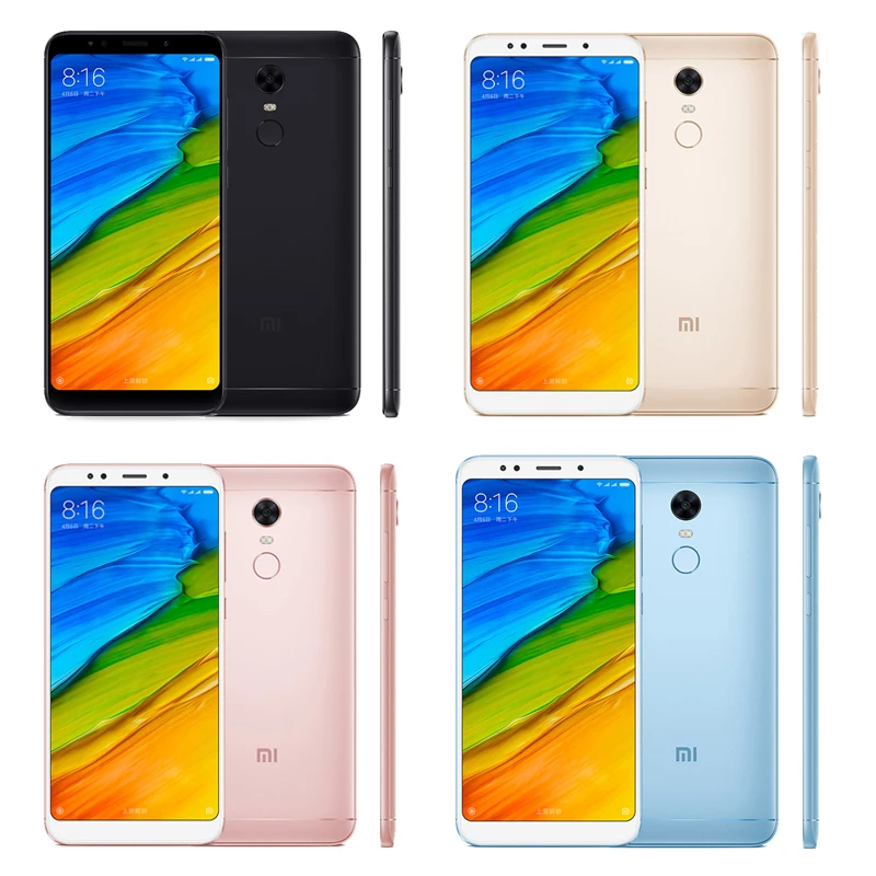 Оригинальный Xiaomi Redmi 5 Plus 4G ram 64 GB rom 4000 mAh Snapdragon 625 Octa Core 99 &quotдюймов 18:9 сканер
