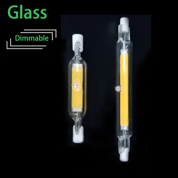 

LED R7S Dimmable COB LED Lamp Bulb for Replace Halogen Light Spot Light Floodlight 78mm 118mm Glass Tube 4W 8W Energy Saving