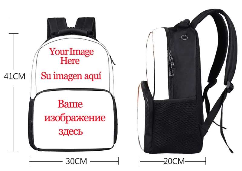 Рюкзак с логотипом на заказ для мальчиков-подростков, школьный рюкзак с черепом, волшебный волк, женские и мужские дорожные сумки, школьный рюкзак для девочек