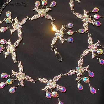 

2017 Belly Dance Costumes Costume Sale New belly dance waist chain diamond rhinestone angel tears drill chain color diamond