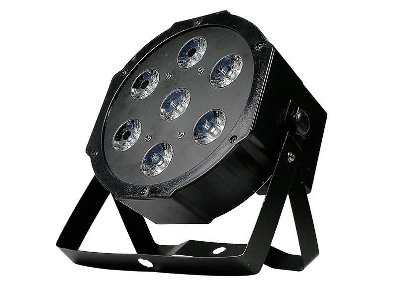 7x18 Вт led par Светильник rgbwa uv 6in1 плоский dj dying s|Эффект освещения сцены| |