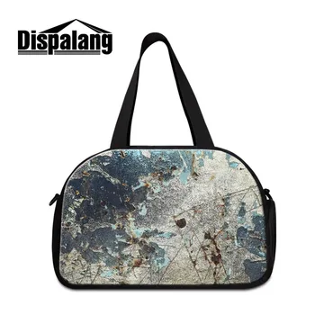 

Dispalang Rust Design Multi-Function Travel Bag Suitcase Bag for Men Women Large Capacity Travel Duffle Luggage Bags Handbags
