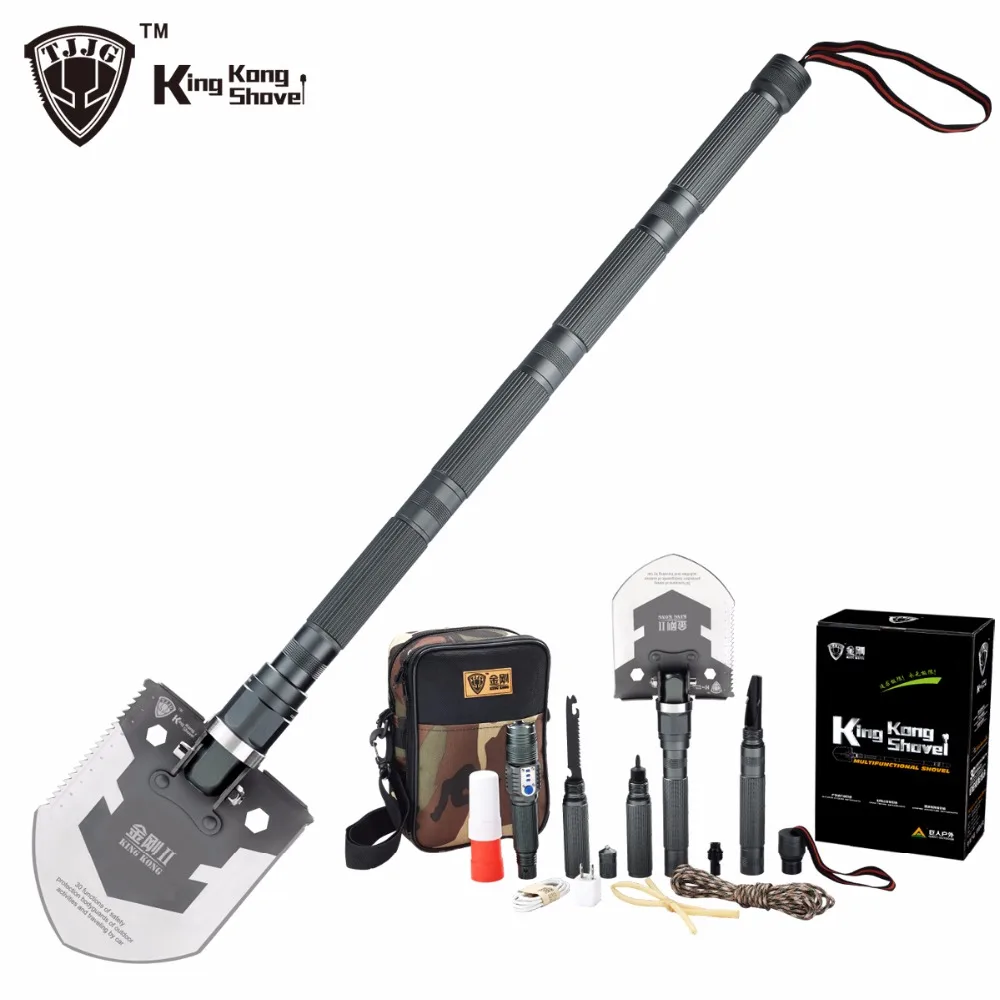 

Multifunction Shovels Tactical Folding Shovel Axe Survival Trowel Dibble Pick Camping Outdoor shovel Garden Tool handle