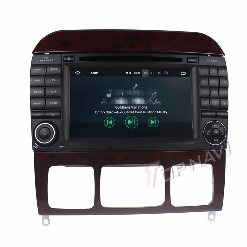 Excellent Topnavi Android 7.1 Car DVD Player Radio for Benz S Series R-W251/R280/R300/R320/R350/R500(2006-) Stereo GPS Naviagtion 2G+16GB 17