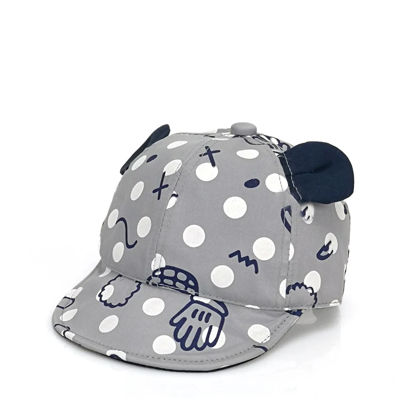 Летняя хлопковая Детская шляпа с рисунком пальмы для мальчиков и девочек, бейсболка, летние солнцезащитные шляпы, козырек, кепка s