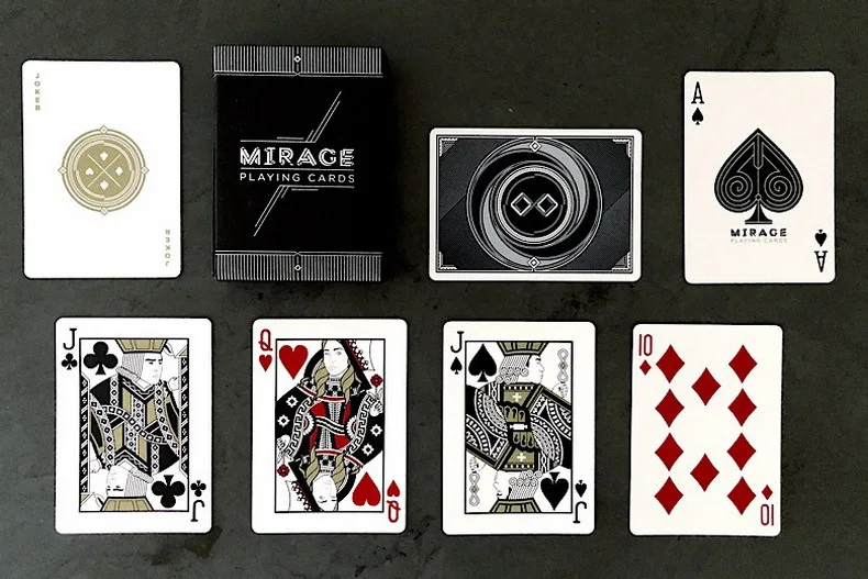 Mirage V3 Poker Eclipse Edition-V3 черная колода игральная магия реквизит Magia Tricks кардистризм Волшебные трюки колоды для волшебников