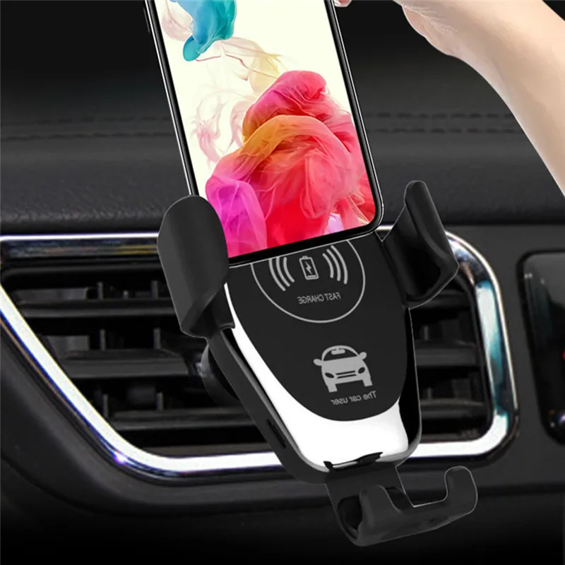 10W Car Wireless Fast Charger Universal Air Outlet Freely Rotate