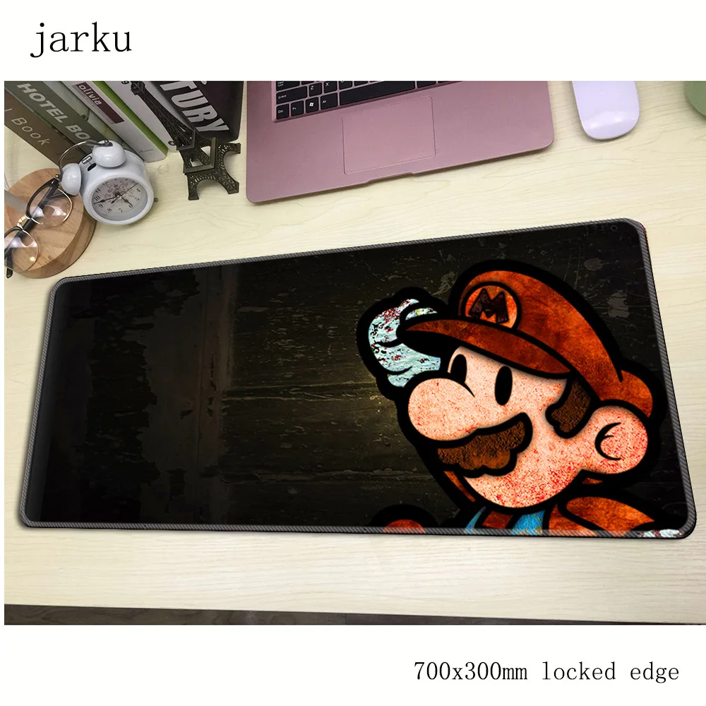 Коврик для мыши mario игровой коврик notbook компьютерный 700x300 мм большой геймер