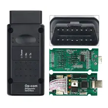 Ferramenta de diagnóstico para opel op com OP-COM pic18f458 firmware opcom v1.99 qjy99
