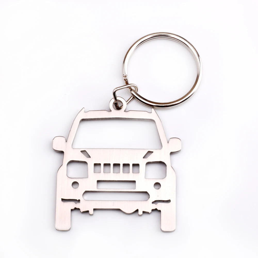 Genuine 304 Stainless Steel Car Keychain for Suzuki Jimny Fashion