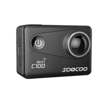 Новая Экшн-камера SOOCOO C100 4K Wifi со встроенным гироскопом с gps удлинителем(модель gps не входит в комплект) 2," lcd 30m Водонепроницаемая Спортивная DV