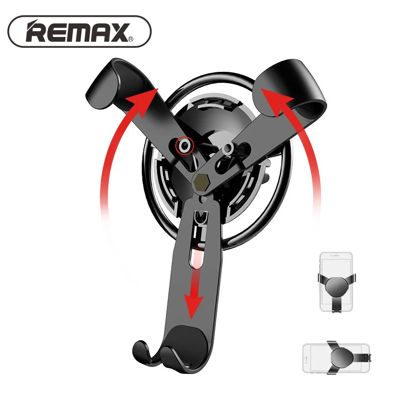 

Remax Gravity reaction phone holder Air Vent Mount car Holder Clip Cell Phone Stand for iphone xiaomi redmi Samsung GPS huawei