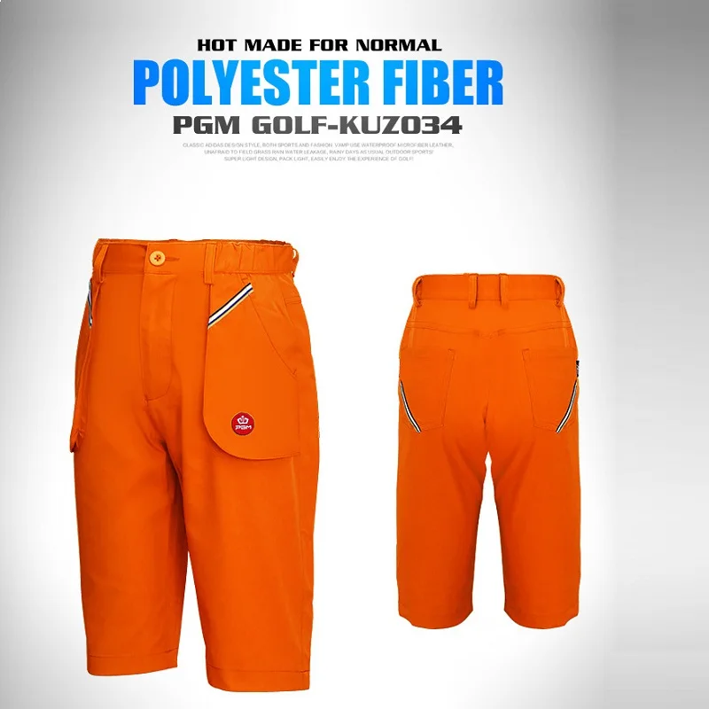 Pgm Golf/идеальные шорты на плоской подошве для мальчиков летние дышащие до колена