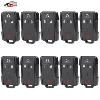 

KEYECU 10 Pcs/lot New Replacement Remote Key Case Fob 3+1 Button FCC ID: M3N-32337100 for Chevrolet