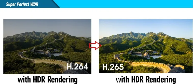 wdr h.265 ptz camera