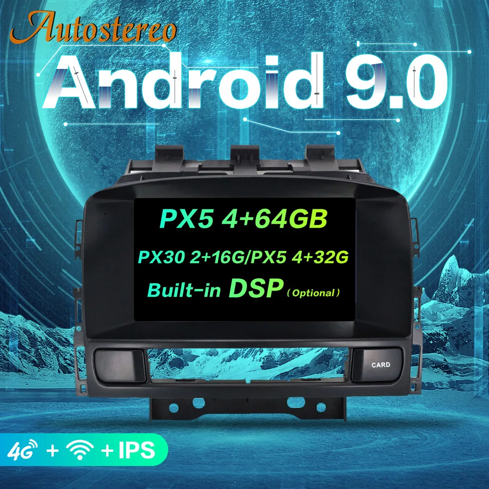 Best DSP Android 9 Car DVD player GPS navigation radio Stereo for OPEL Vauxhall Holden Astra J 2010+ multimedia radio tape recorder 0