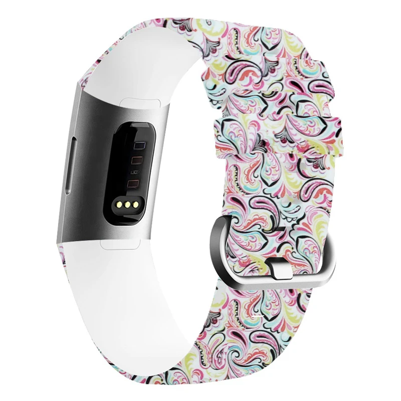 Цветной фитнес-браслет на запястье для Fitbit Charge 3 Band смарт-спортивные часы ремешок на запястье аксессуары для Fit bit браслет