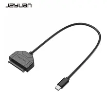 JZYuan USB-C USB 3,1 type C для SATA 22pin кабель type-C кабель адаптер Внешний HDD 2,5 «жесткий диск конвертер для Macbook