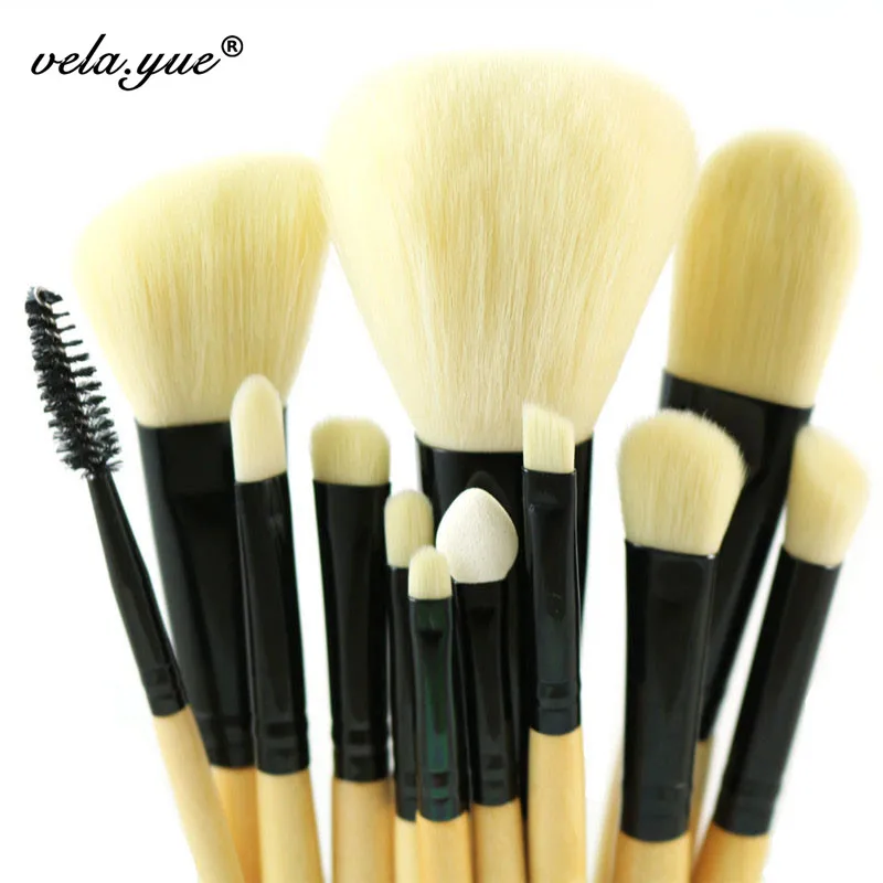 12PC Conjunto de cepillo de pintura de agua artistas Colores Tamaños finas artesanías Cepillos Kit Nuevo