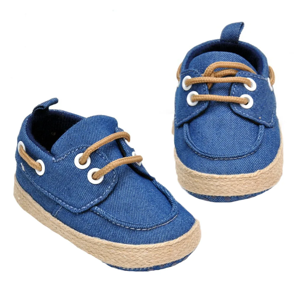 Lace up Solid Baby Shoes Single Toddlers Shoes 0 to 1 Year Old Baby ...