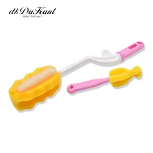 Детские щетки для бутылочек губка соска для детской бутылки щетки 360 градусов вращающийся спин Ершики NPS002GXY128