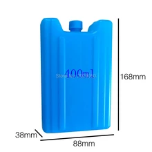 HDPE наполненный льдом контейнер плоского типа ледяной ящик для ланча и сумки-холодильники большой емкости 400 мл Абсорбирующая полимерная смола коробка