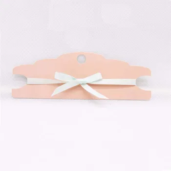 

New Design 20pcs 22.8*7.5cm New 300GSM paper Pink/Kraft/White Hair Clip&band Card Jewelry Display Card free shipping