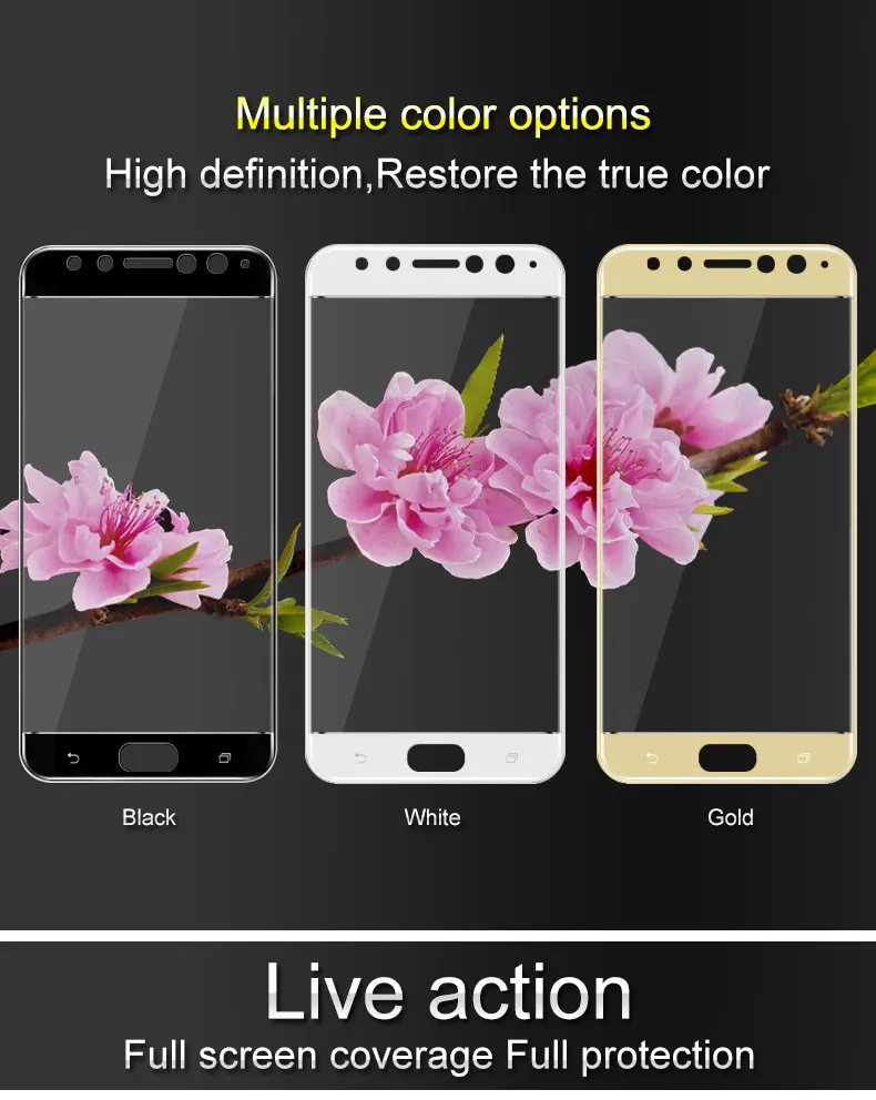 Для Asus ZenFone 4 Selfie Pro ZD552K защита экрана iMAK полная защитная пленка из закаленного
