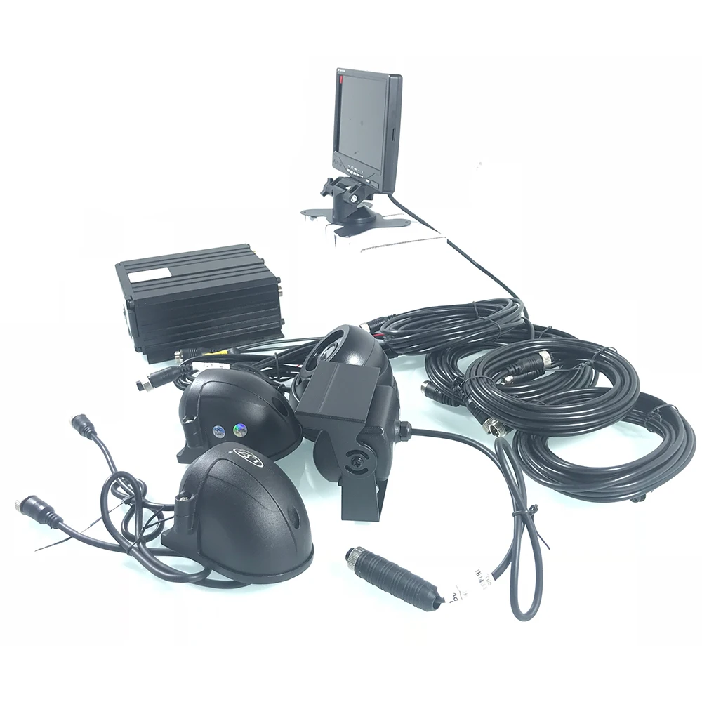  Punto di vendita diretta di sorveglianza HD audio e video 4-canale camion kit di monitoraggio Heavy