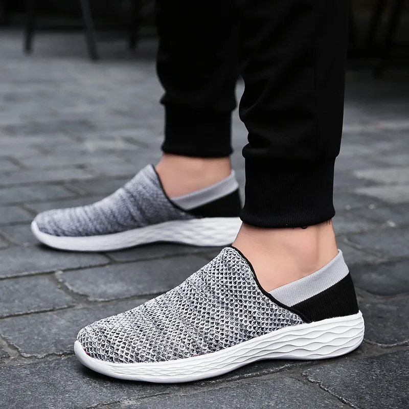 Dqg Мужчины Спорт на открытом воздухе Flyknit Racer кроссовки дышащая мужская