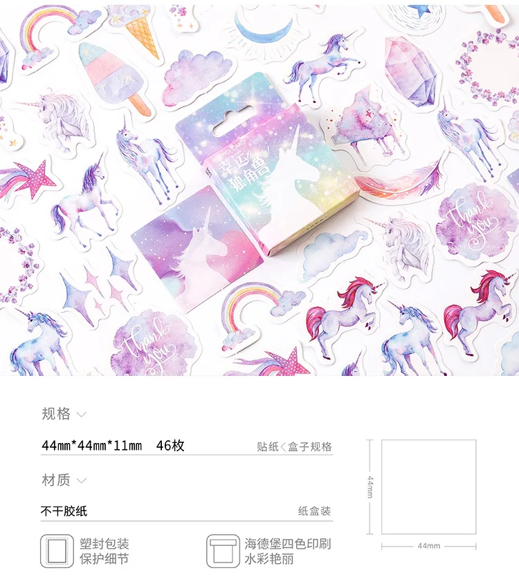 Conjunto Kawaii Papelaria Adesivos Unicórnio Borboleta Diário Planejador Decorativo Móvel Scrapbooking Faça Você Mesmo Artesanato 20 3 diário planejador decorativo móvel adesivos scrapbooking diy artesanato adesivos