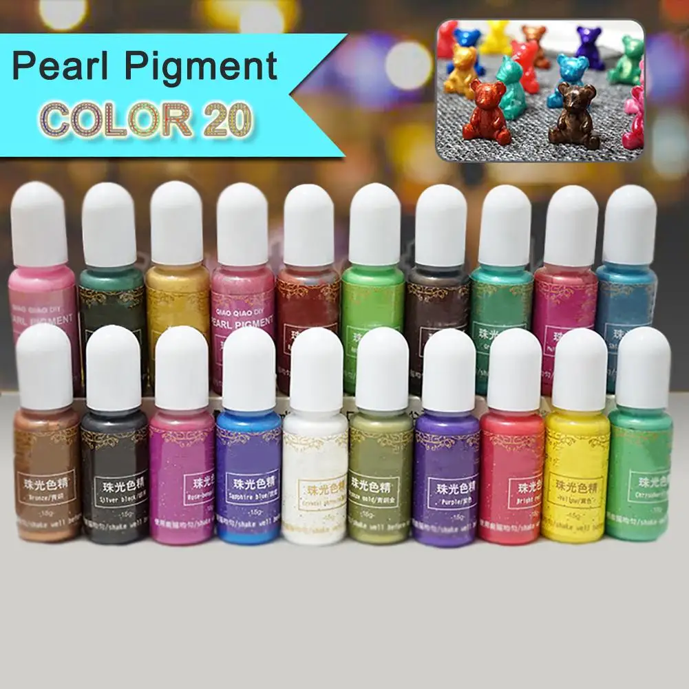 

10g Creative Epoxy Mix UV Resin Dye Colorant Pigment DIY Art Handmade Craft Sunlight Activated Hard Glue