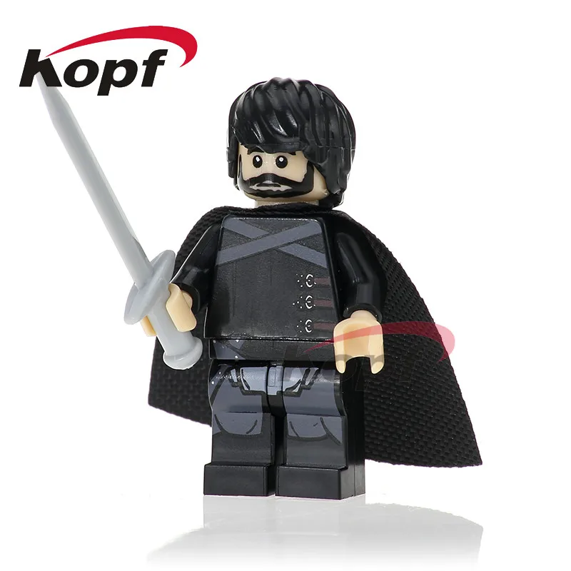 

PG1051 Building Blocks Jon Snow Alicia Daenerys Targryen Game of Thrones Ice and Fire Bricks Model For Children Gift Toys PG8072