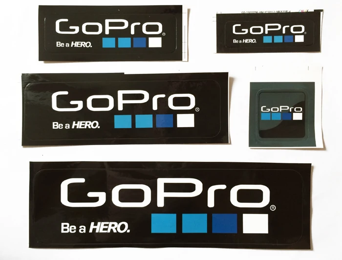 9 шт./компл. Gopro значок наклейки DIY Hero этикетка клейкая наклейка аксессуары|gopro