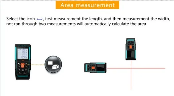 Mileseey X6 50 м 70 м 100 м лазерный дальномер нескользящий мягкий клей паз дизайн используется в картографической промышленности лазерный дальномер