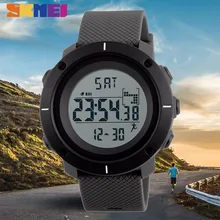 SKMEI Для мужчин спортивные часы Шагомер калорий Цифровые наручные часы Chrono подсветкой Водонепроницаемый часы Relogio Masculino 1215