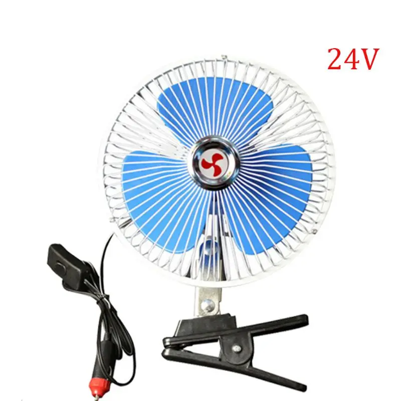 Viviance 8 Pollici 12V Veicolo Portatile Auto Auto Ventilatore Oscillante Auto Auto Clip-On Ventola di Raffreddamento
