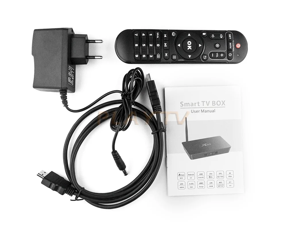 [Подлинный] X92 3 Гб/32 ГБ 3 ГБ/16 ГБ 2 ГБ/16 ГБ Android 7,1 Smart tv Box Amlogic S912 Восьмиядерный процессор полностью загруженный 5G Wifi телеприставка