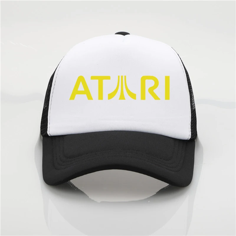 Модная шапка с сеткой Atari с принтом бейсбольная кепка для мужчин wo летняя трендовая Кепка новая молодежная Джокер Солнцезащитная шляпа пляжный козырек шляпа