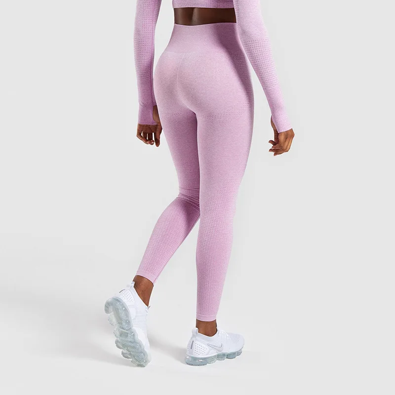 Light Pink NORMOV, спортивная одежда, бесшовные леггинсы для женщин, высокая талия, леггинсы для фитнеса, женские леггинсы для бодибилдинга, тренировки - Цвет: Light Pink