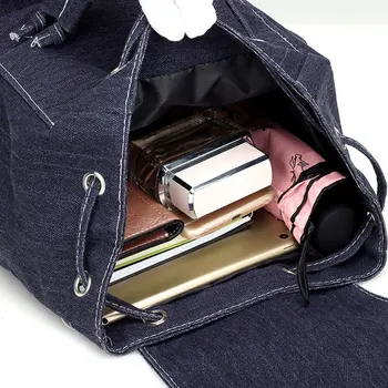 

Simple Fashion Korean Women Backpack Canvas Bag Solid Color Big Capacity For Travel Casual Ladies Girls School Bags MSJ99