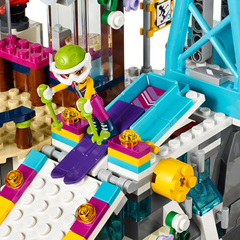 الأصدقاء LegoINGlys الثلوج منتجع تزلج رفع هدية نادي تزلج عطلة التزلج الشكل اللبنات الطوب كيت لعب للبنات عيد الميلاد الأصدقاء LegoINGlys الثلوج منتجع تزلج رفع هدية نادي تزلج عطلة التزلج الشكل اللبنات الطوب كيت لعب للبنات عيد الميلاد