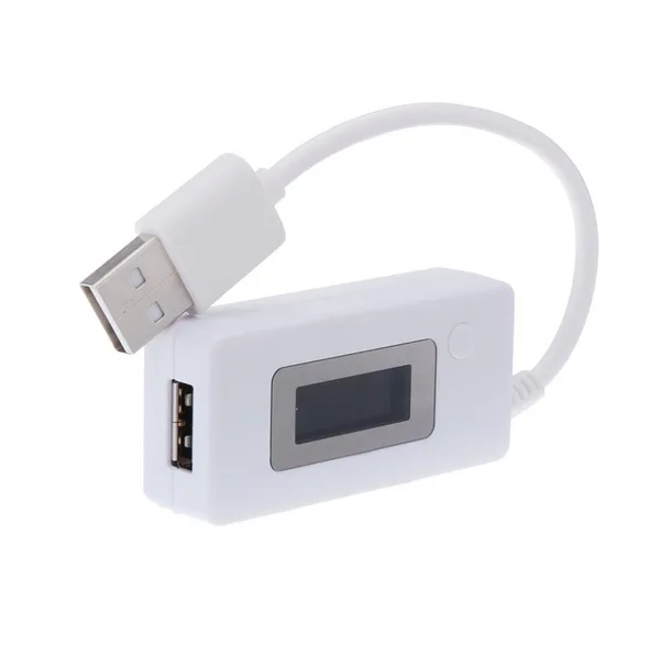 ЖК-дисплей USB Зарядное устройство Ёмкость ток Напряжение метр тестер для сотового телефона