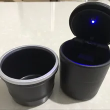 Автомобиль укладка автомобильная пепельница со светодиодной подсветкой автомобильные аксессуары для Skoda Fabia Octavia a5 a7 honda civic 2006-2011 fit suzuki grand vitara