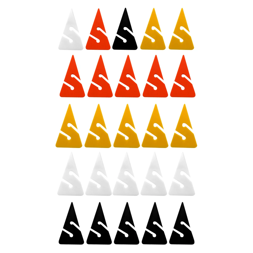 Durable 5 Pieces Triangle Line Arrow Marker for Scuba Diving Cave Wreck Dive Multi Color Water Sports Replacement Accessories