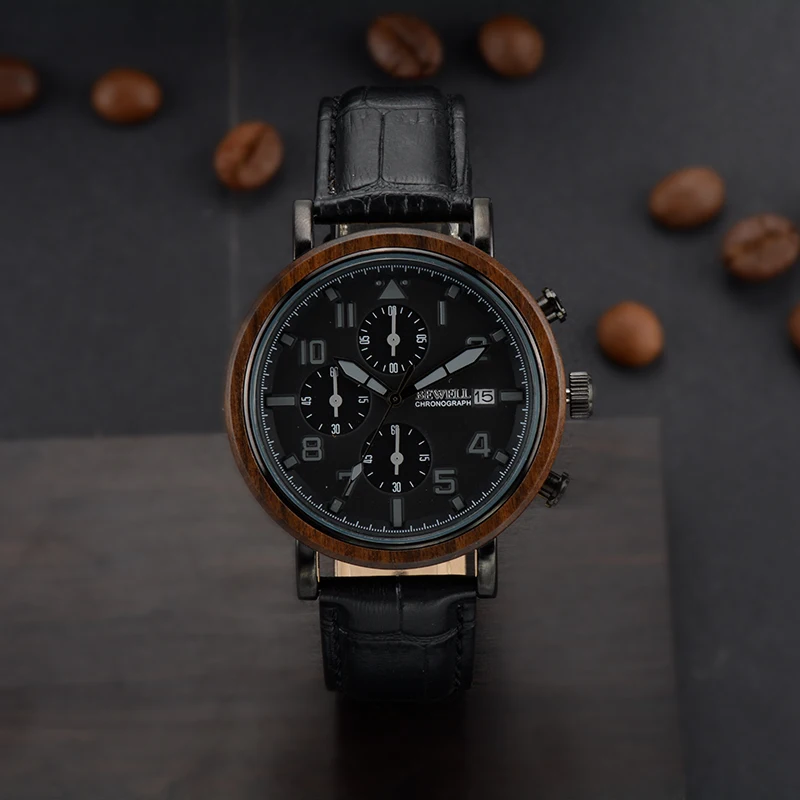 BEWELL WOODEN WATCH